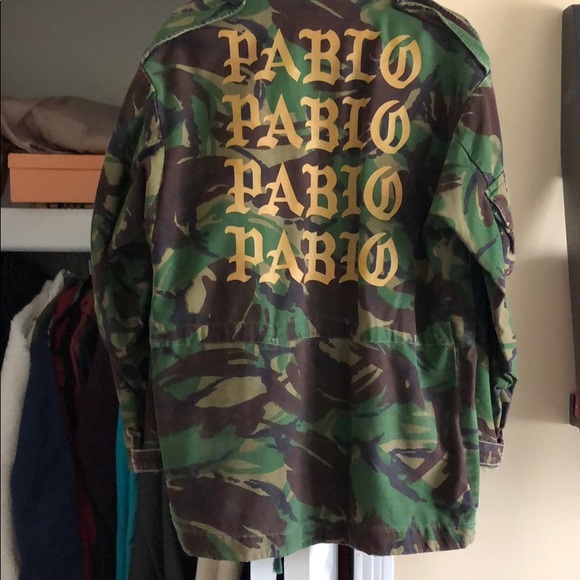 Authentic Yeezy Pablo Military Jacket 